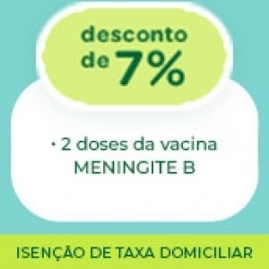 PACOTE DE VACINA MENINGITE B RECOMBINANTE - 2 DOSES  